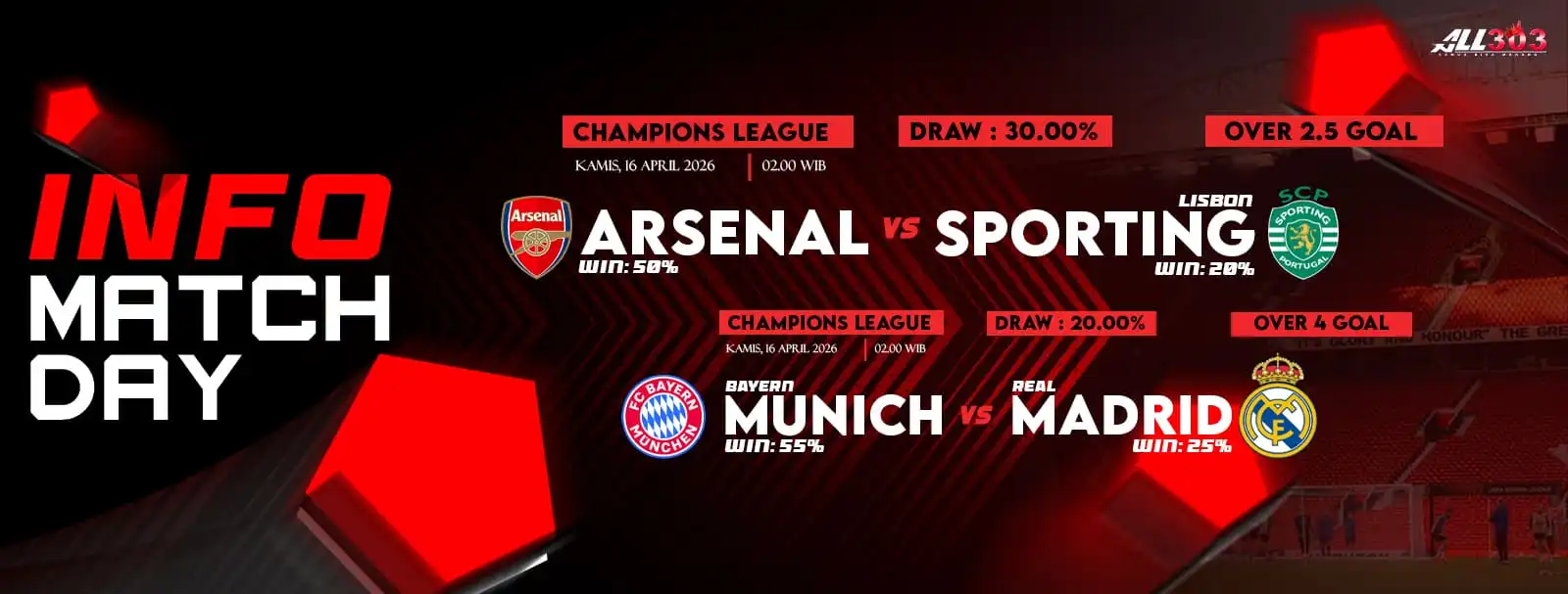 BANNER MATCH DAY ALL303