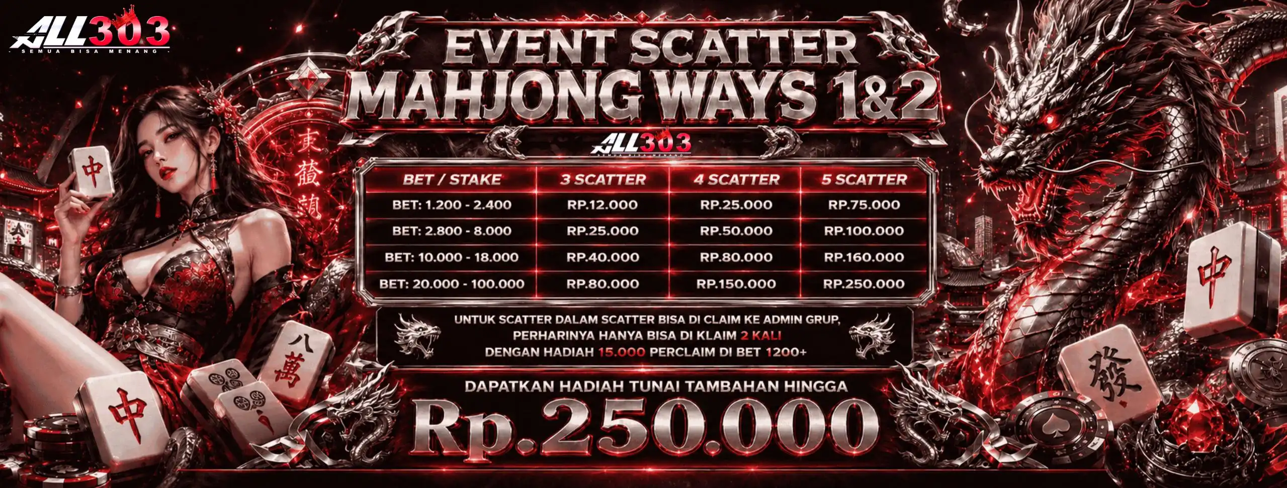 Event Scatter Mahjong