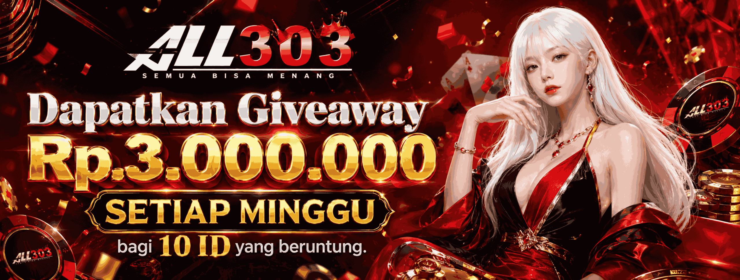Giveaway 3juta bagi 10 ID beruntung