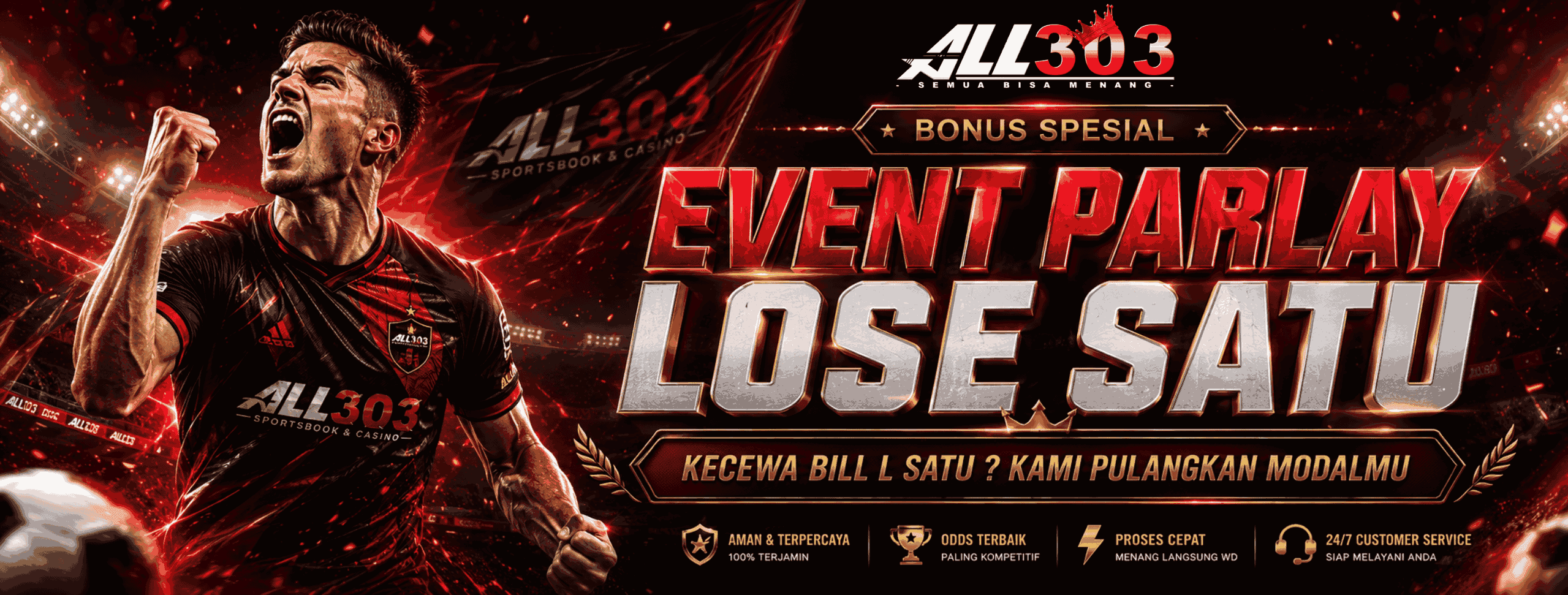 Event Lose 1 Parlay
