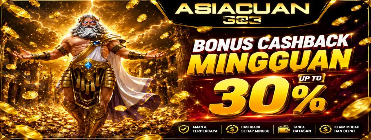 BONUS CASHBACK MINGGUAN UP TO 5%