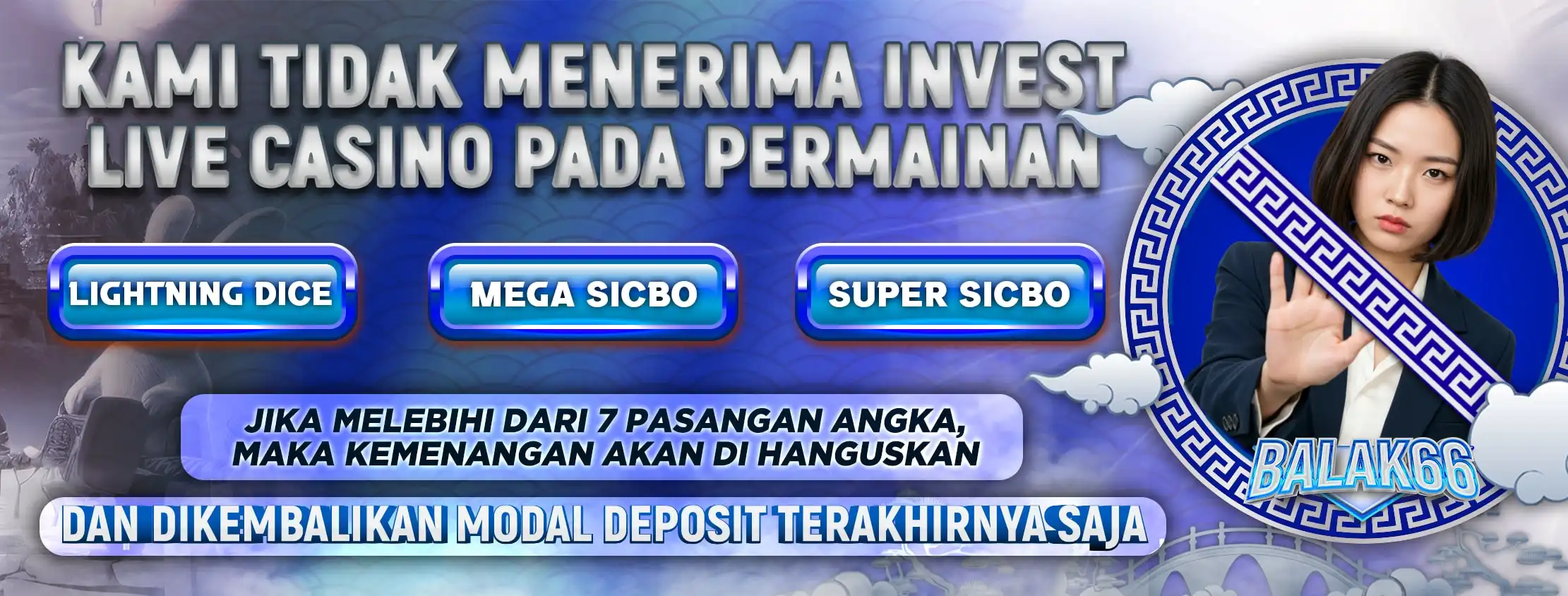 Larangan Invest Sicbo