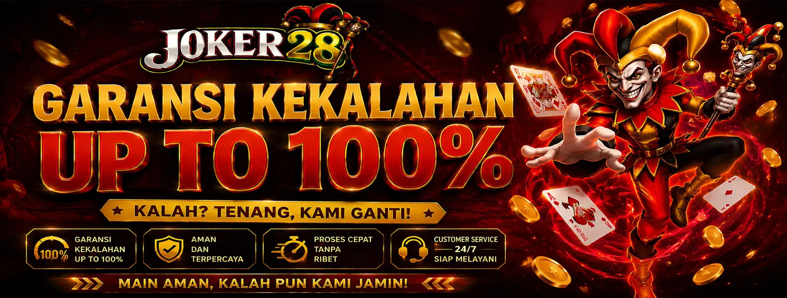 GARANSI KEKALAHAN 100%