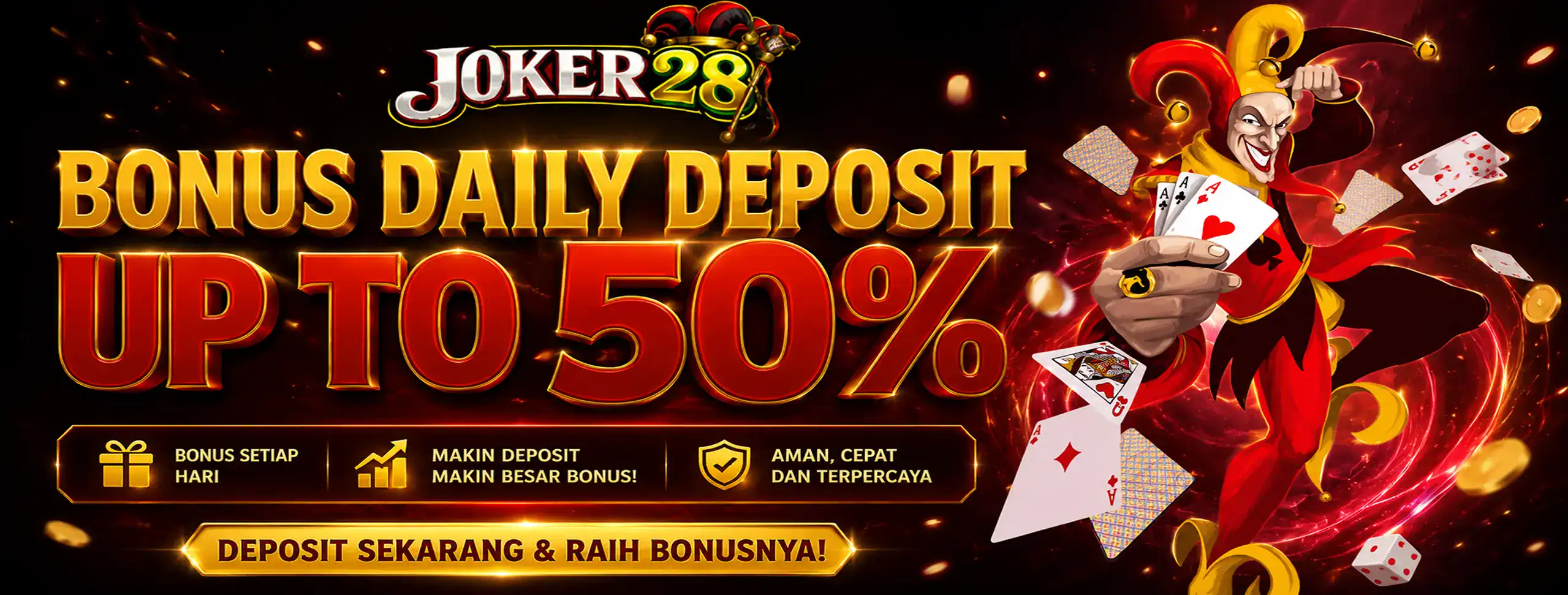 DAILY DEPOSIT UP TO 50%