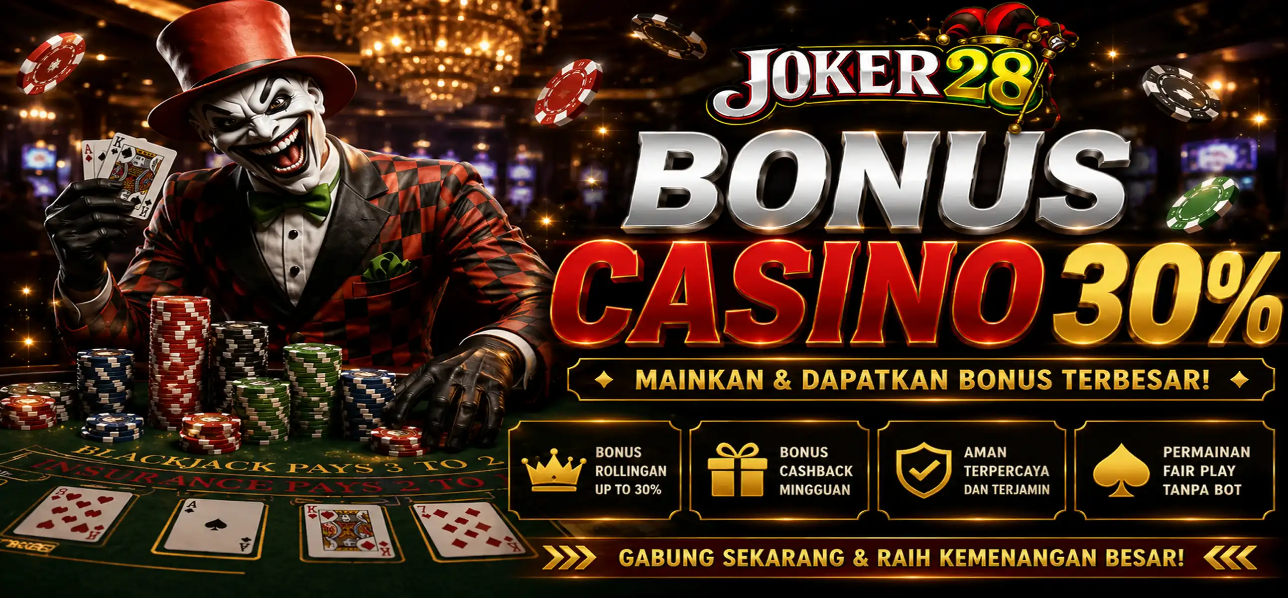 BONUS CASINO 30%