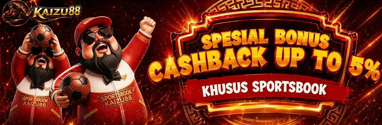 Cashback Mingguan Sportbook 5% KAIZU88