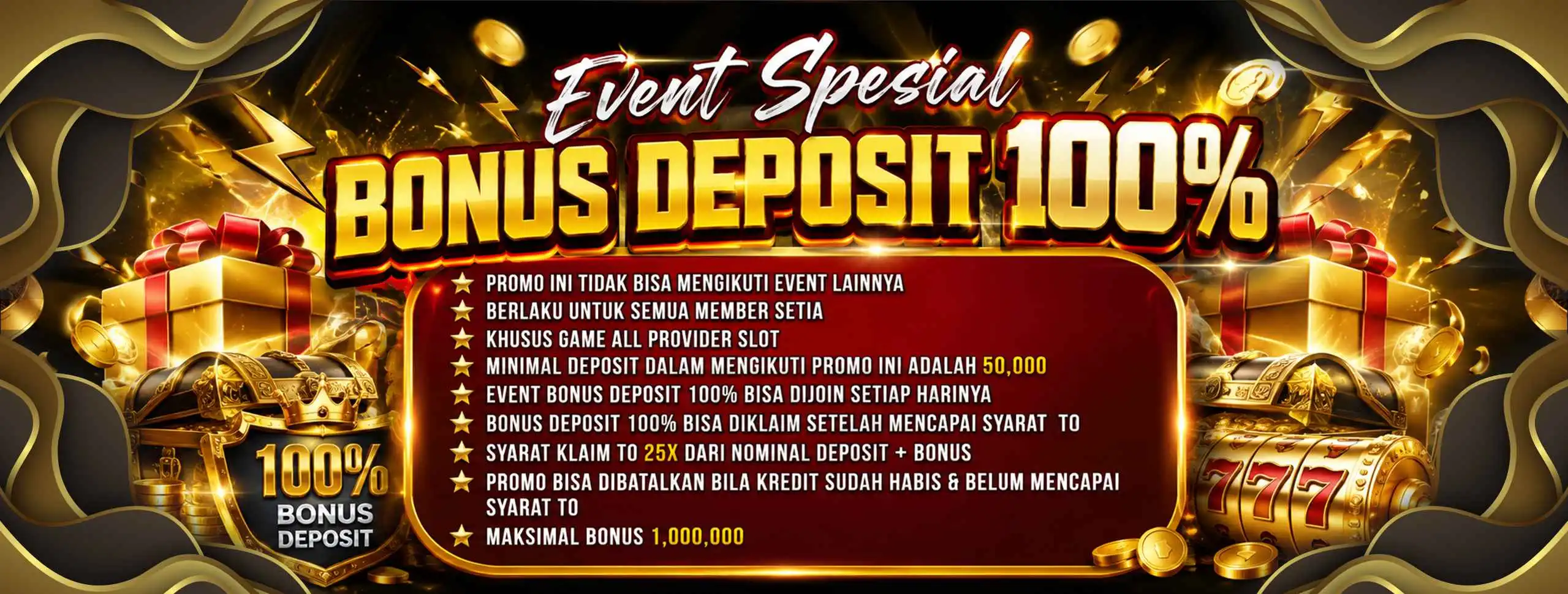 BONUS 100%