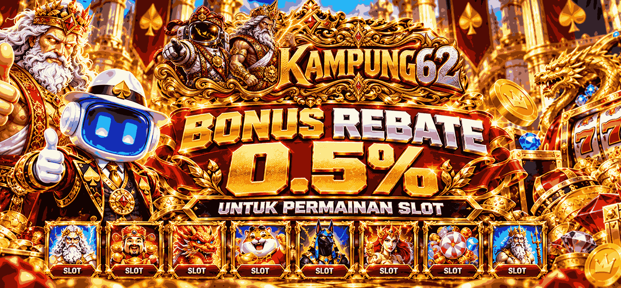 BONUS REBATE 0,5% SLOT