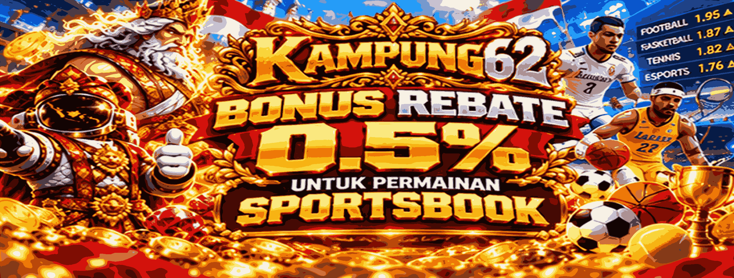 BONUS REBATE 0,5% Sportbook