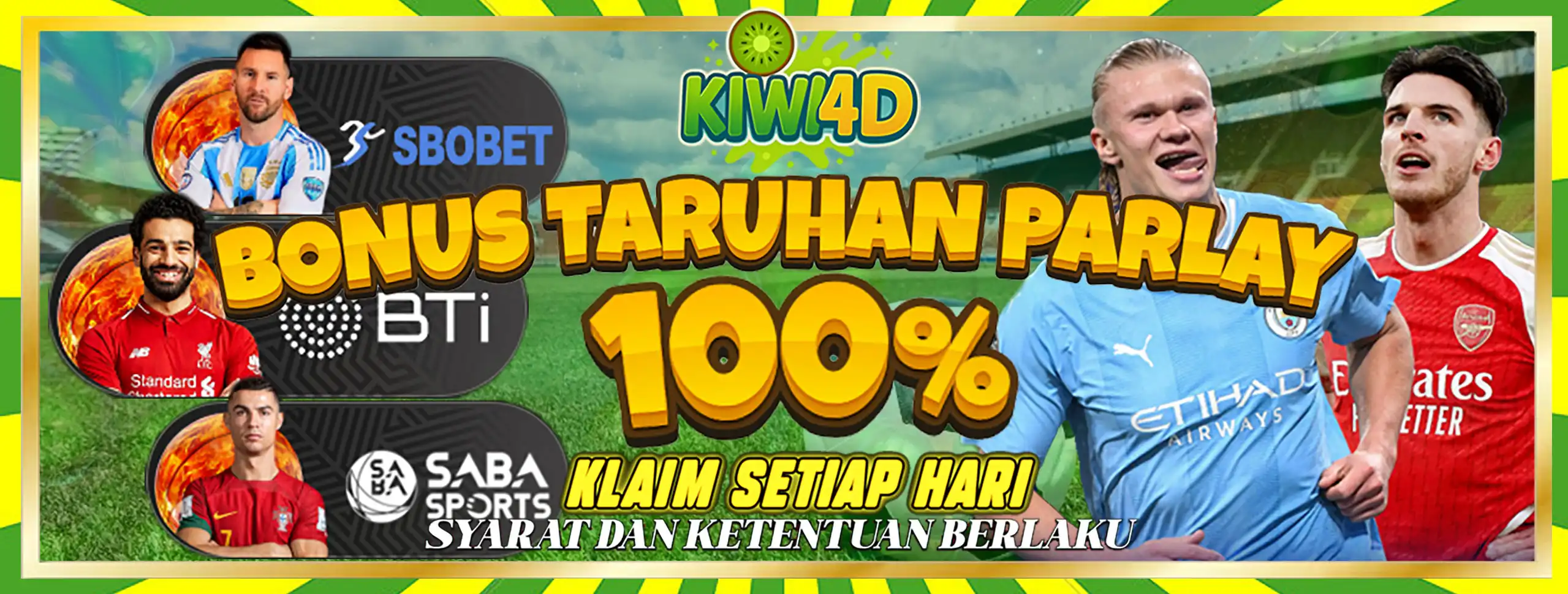 BONUS PARLAY 100%