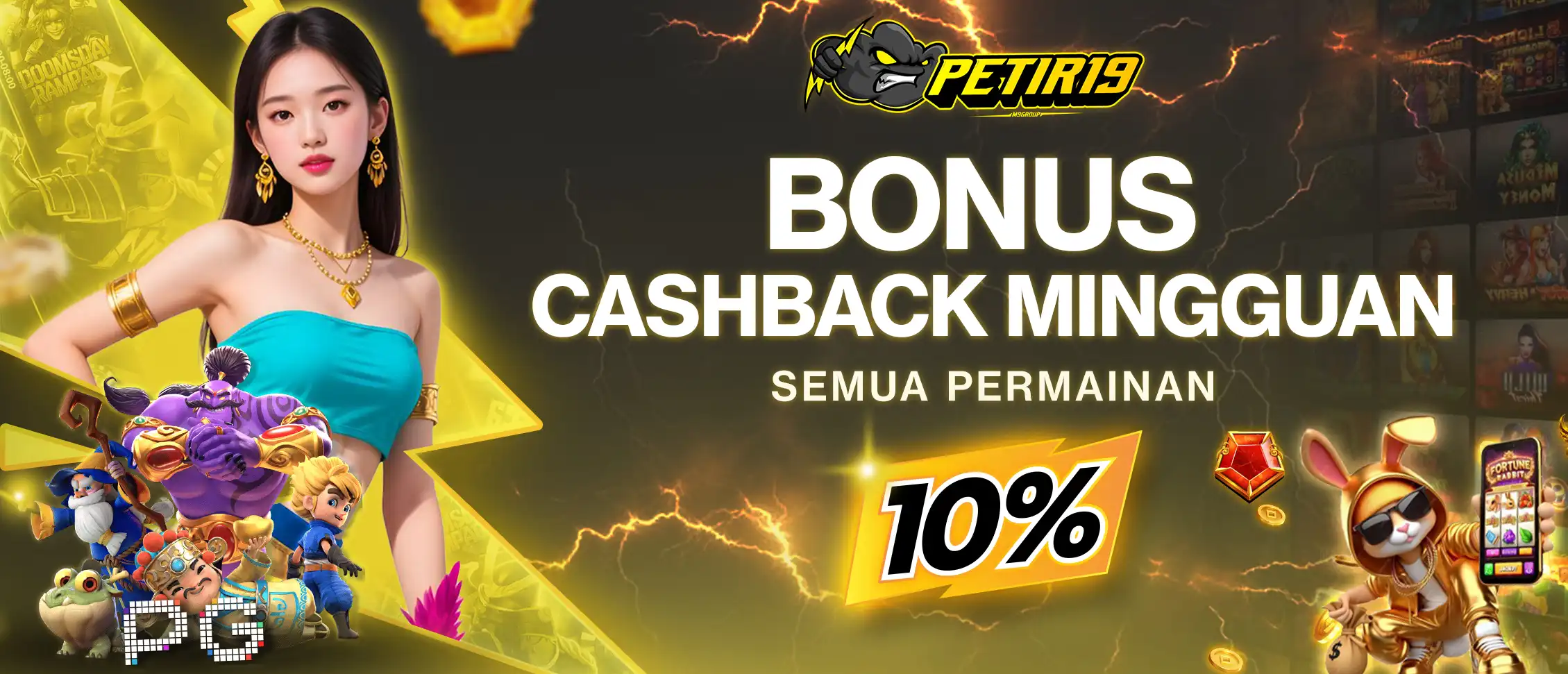 CASHBACK 10% SEMUA PERMAINAN