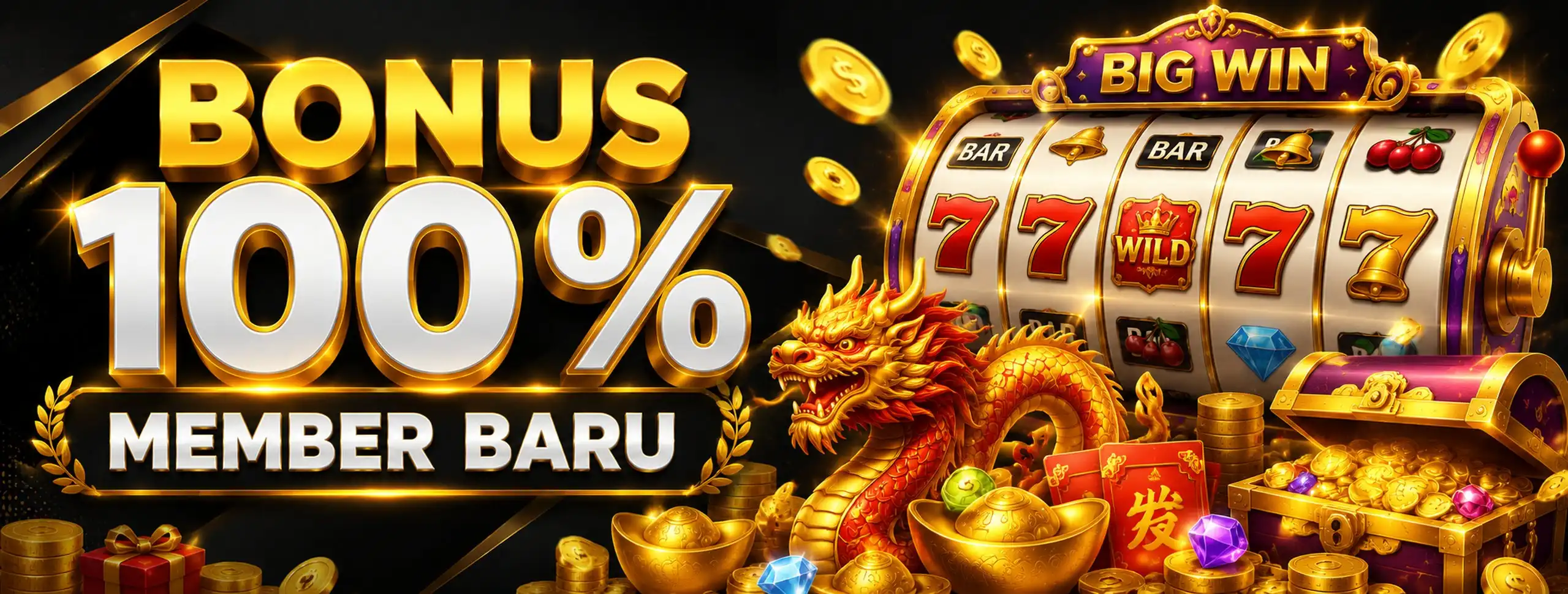 BONUS 100% MEMBER BARU